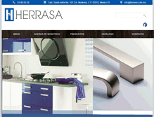 Tablet Screenshot of herrasa.com.mx